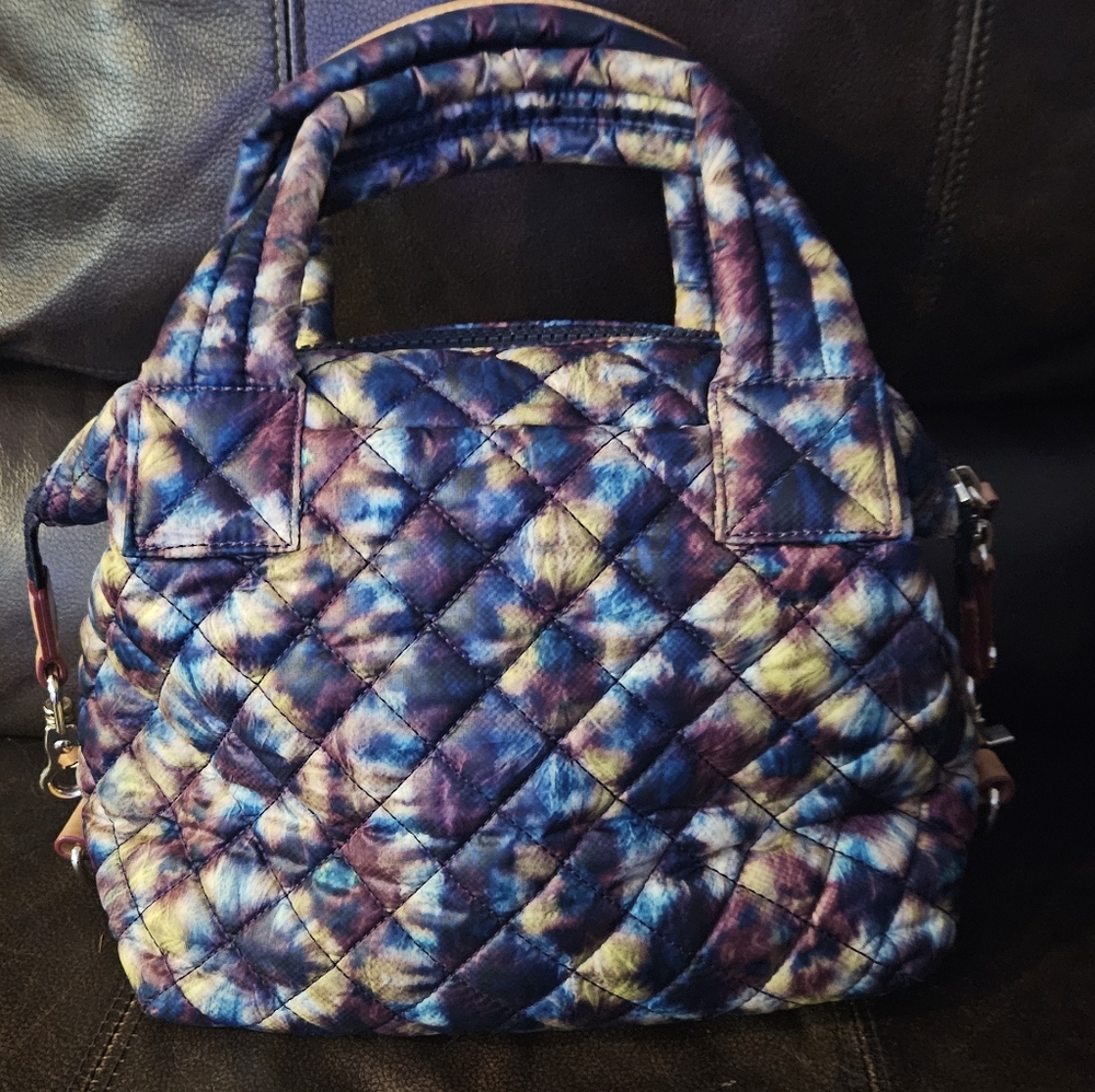 MZ Wallace Sutton Deluxe. Multi Color. TieDye Winter Prism. Pristine! - Picture 2 of 8